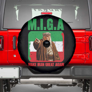 Make Iran Great Again Spare Tire Cover Free Iran Protest TS12 Black Print Your Wear