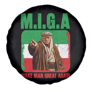 Make Iran Great Again Spare Tire Cover Free Iran Protest TS12 Print Your Wear