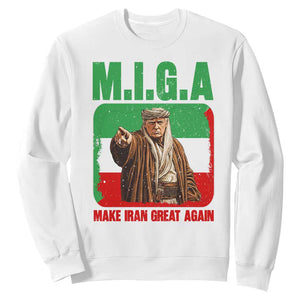Make Iran Great Again Sweatshirt Free Iran Protest TS12 White Print Your Wear