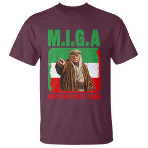 Make Iran Great Again T Shirt - Free Iran Protest TS12 Maroon Print Your Wear