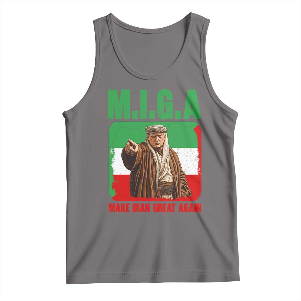 Make Iran Great Again Tank Top Free Iran Protest TS12 Deep Heather Print Your Wear