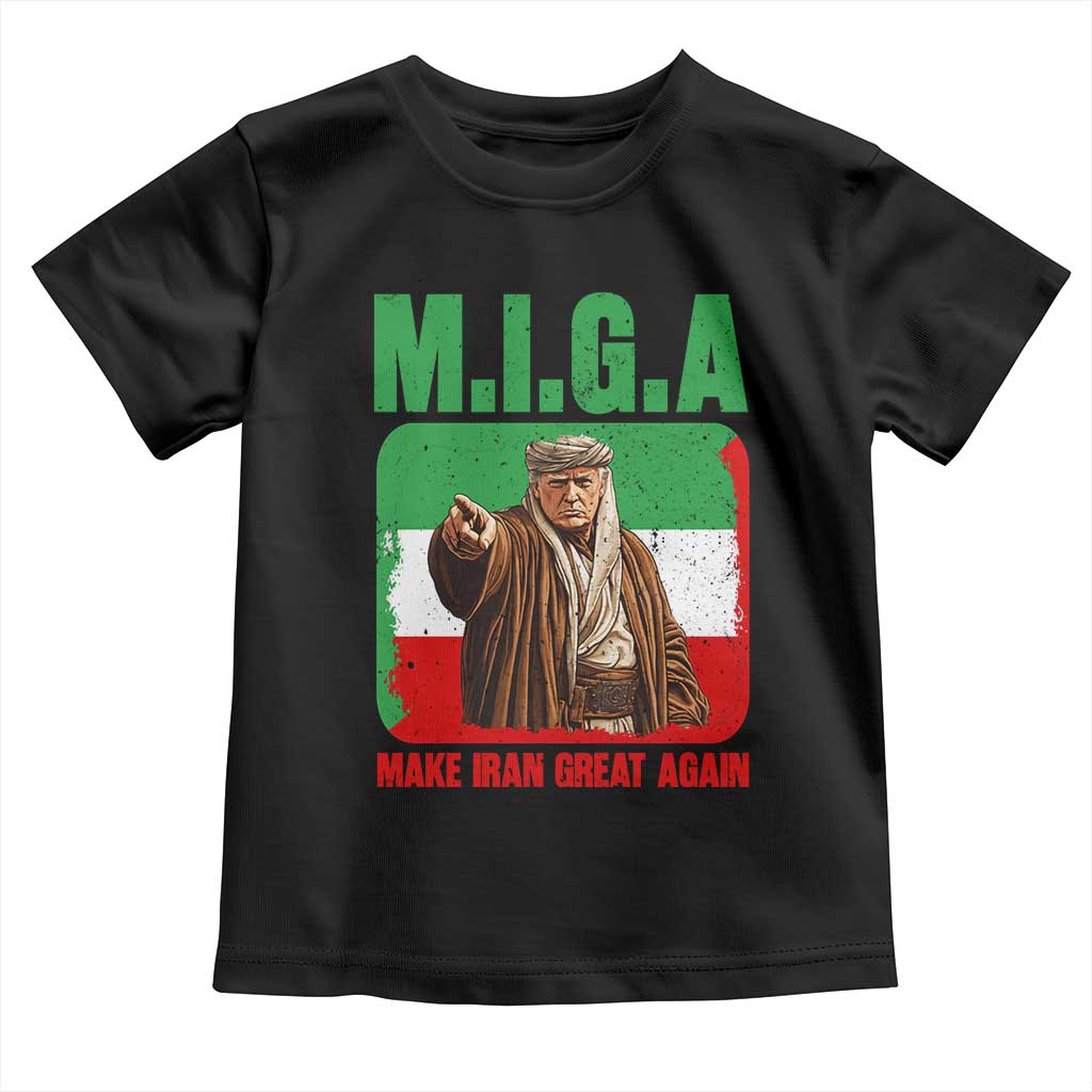 Make Iran Great Again Toddler T Shirt Free Iran Protest TS12 Black Print Your Wear