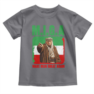 Make Iran Great Again Toddler T Shirt Free Iran Protest TS12 Charcoal Print Your Wear
