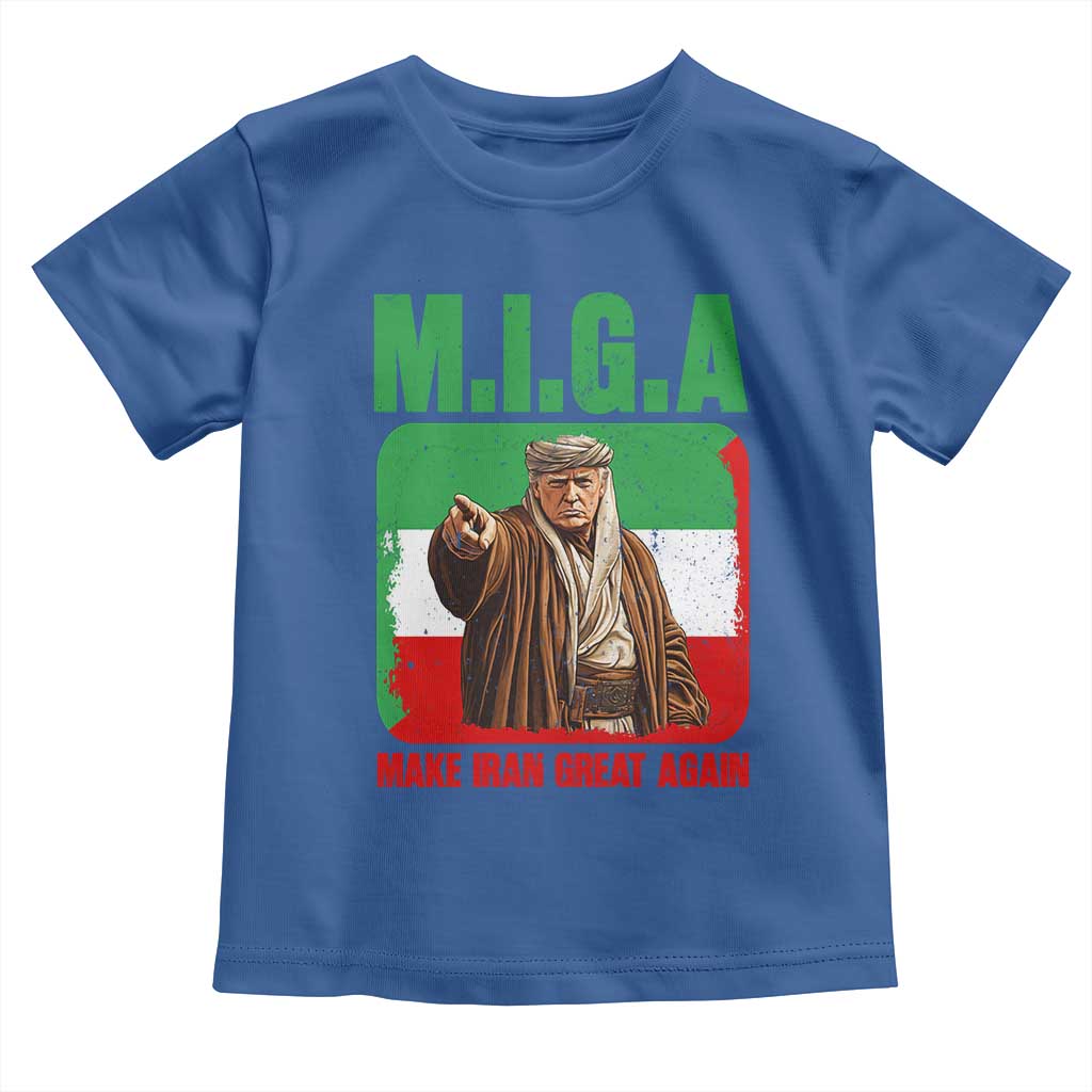 Make Iran Great Again Toddler T Shirt Free Iran Protest TS12 Royal Blue Print Your Wear