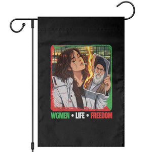 Woman Life Freedom Garden Flag Free Iran Movement Gift For Iranian Women TS12 Black Print Your Wear