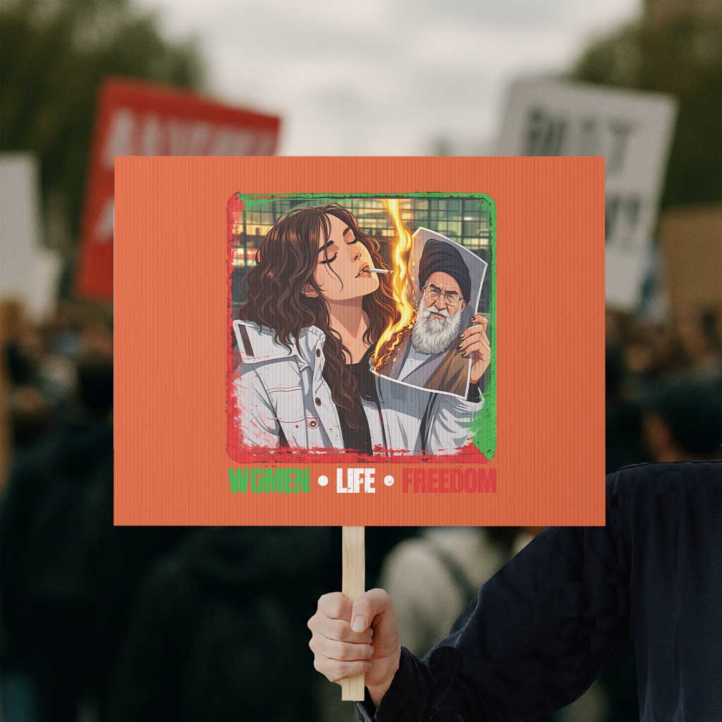 Woman Life Freedom Protest Sign Free Iran Movement Gift For Iranian Women TS12 Horizontal 18