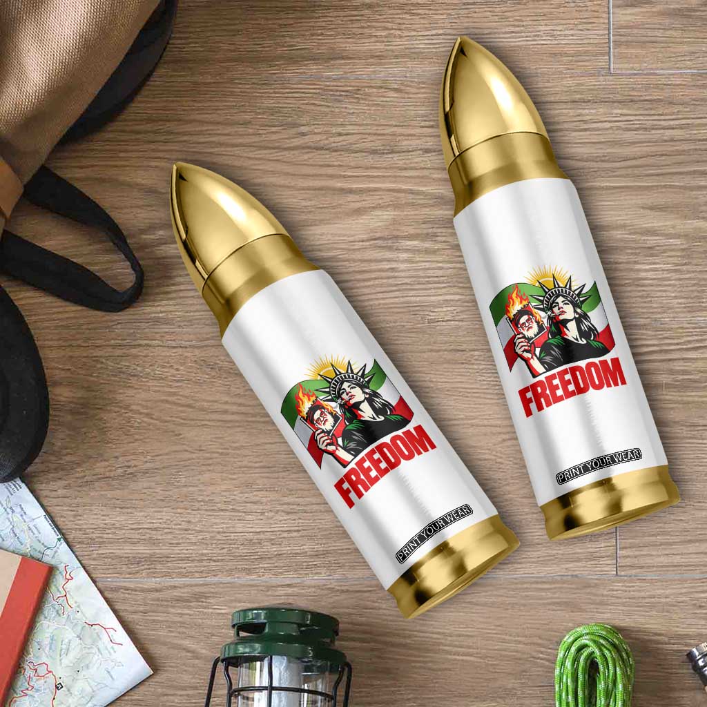 Woman Life Freedom Bullet Tumbler Free Iran Protest Resistance Movement TS12 Print Your Wear