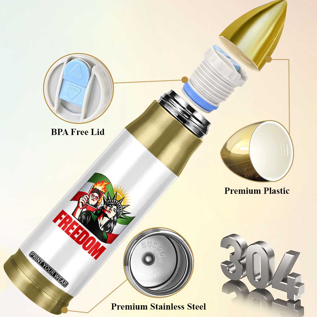 Woman Life Freedom Bullet Tumbler Free Iran Protest Resistance Movement TS12 Print Your Wear