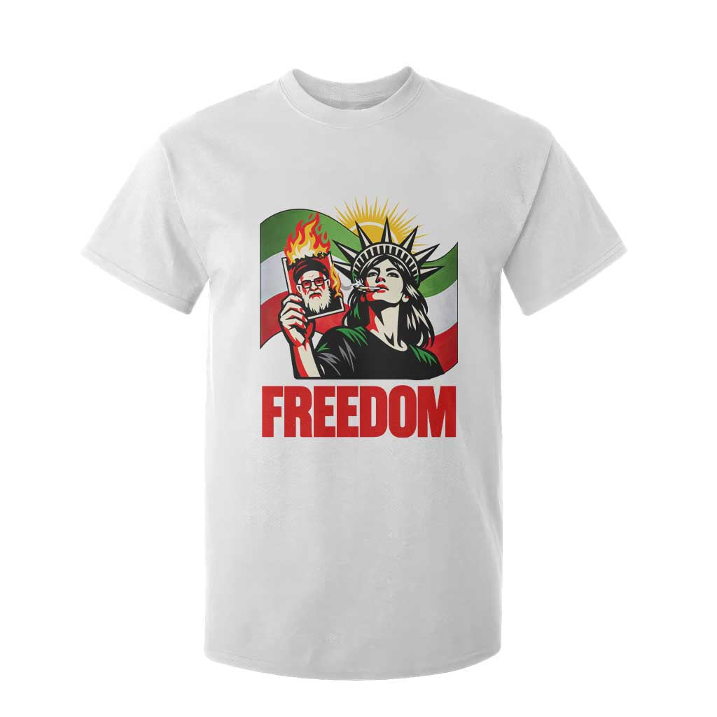 Woman Life Freedom T Shirt For Kid Free Iran Protest Resistance Movement TS12 White Print Your Wear