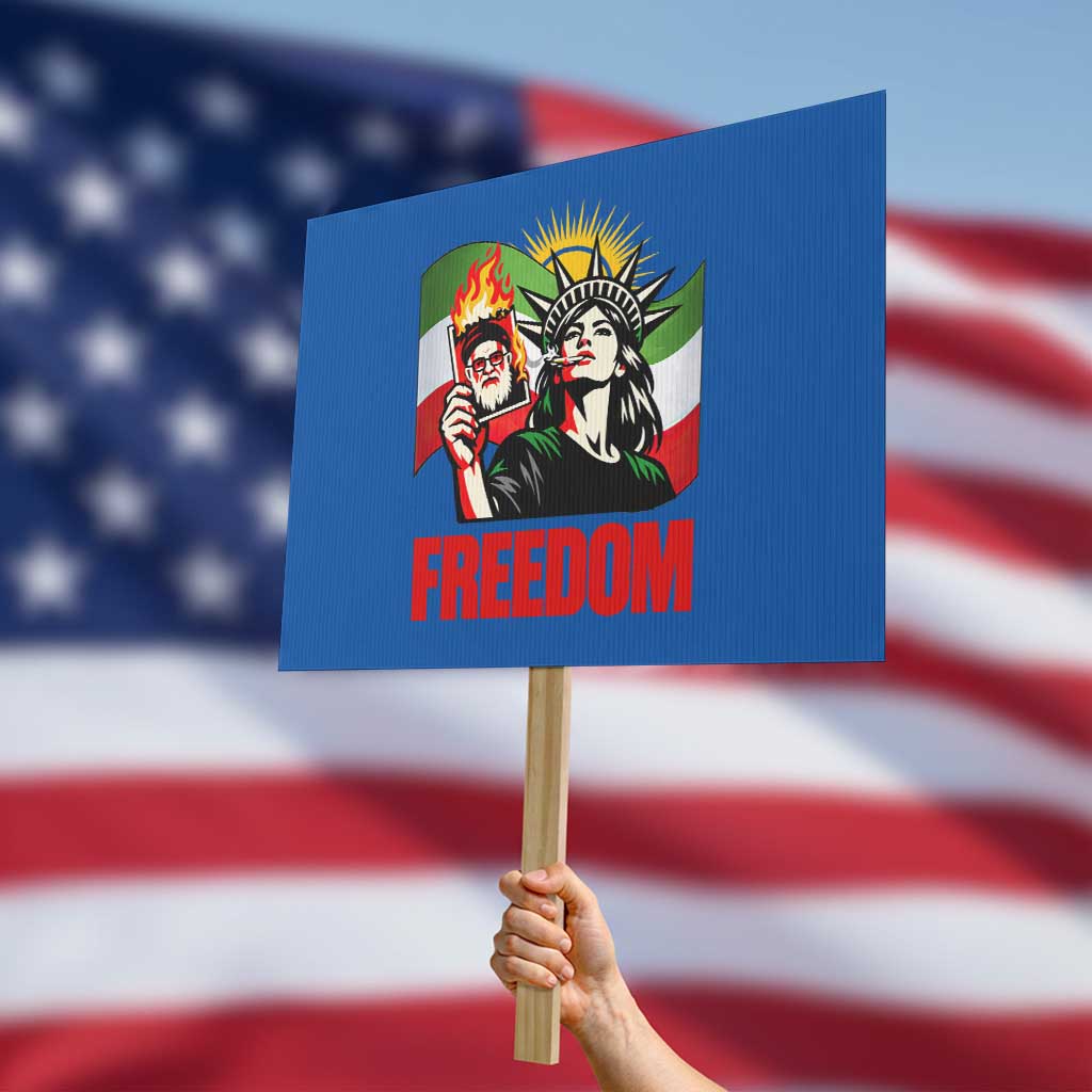 Woman Life Freedom Protest Sign Free Iran Protest Resistance Movement TS12 Horizontal 18