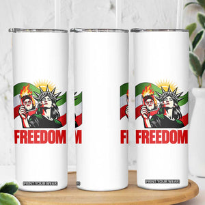 Woman Life Freedom Skinny Tumbler Free Iran Protest Resistance Movement TS12 Print Your Wear