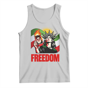 Woman Life Freedom Tank Top Free Iran Protest Resistance Movement TS12 Ash Print Your Wear