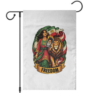 Woman Life Freedom Garden Flag Iranian Women Resistance Pride TS12 White Print Your Wear
