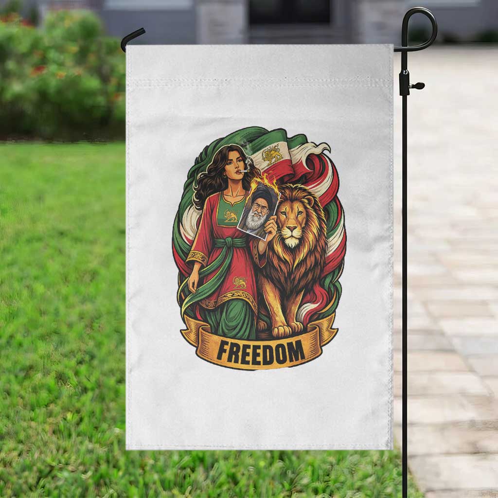 Woman Life Freedom Garden Flag Iranian Women Resistance Pride TS12 Print Your Wear