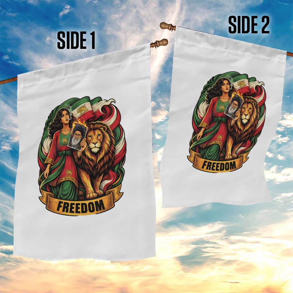 Woman Life Freedom Garden Flag Iranian Women Resistance Pride TS12 Print Your Wear
