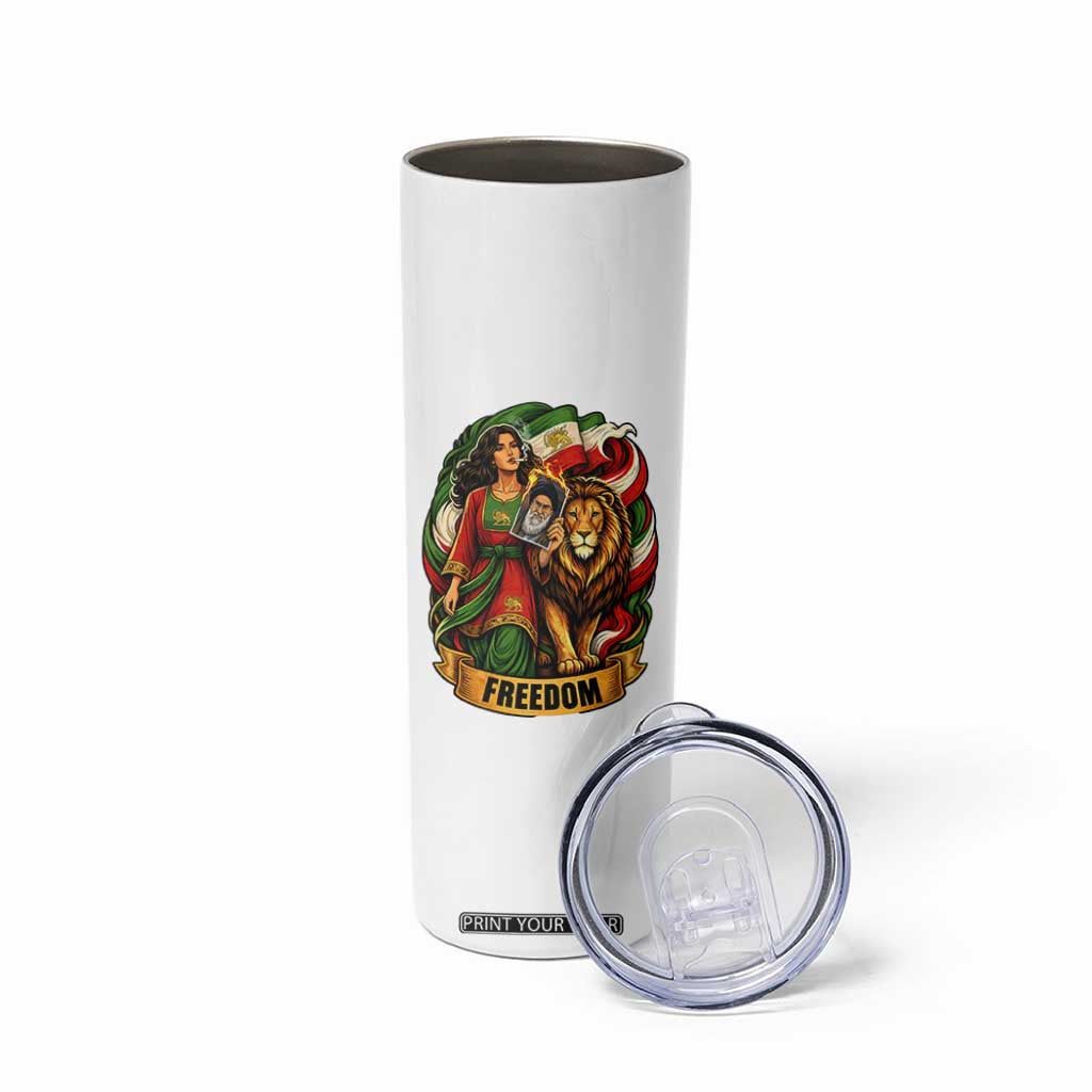 Woman Life Freedom Skinny Tumbler Iranian Women Resistance Pride TS12 Print Your Wear
