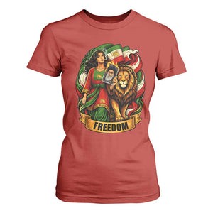 Woman Life Freedom T Shirt For Women Iranian Women Resistance Pride TS12 Red Print Your Wear