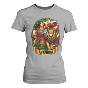 Woman Life Freedom T Shirt For Women Iranian Women Resistance Pride TS12 Sport Gray Print Your Wear