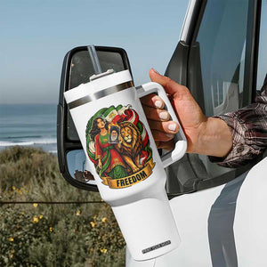 Woman Life Freedom Tumbler With Handle Iranian Women Resistance Pride TS12 Print Your Wear