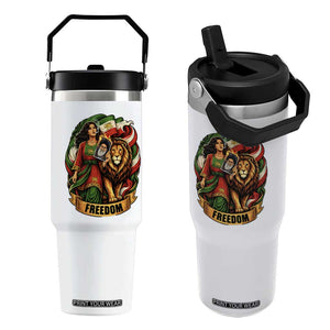 Woman Life Freedom Flip Straw Tumbler Iranian Women Resistance Pride TS12 One Size: 30 oz White Print Your Wear
