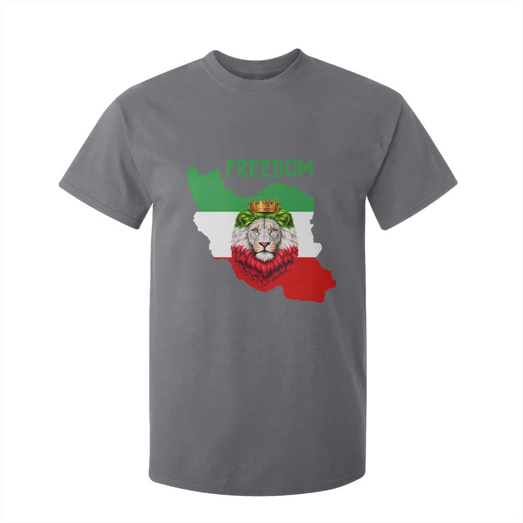 Freedom Iran T Shirt For Kid Patriotic Persian Lion Resistance Movement Gift TS12 Charcoal Print Your Wear