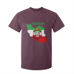 Freedom Iran T Shirt For Kid Patriotic Persian Lion Resistance Movement Gift TS12 Maroon Print Your Wear