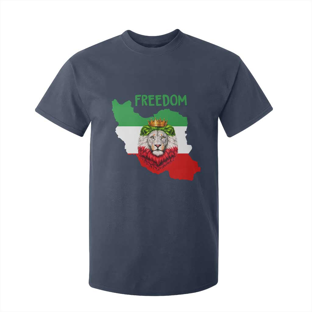Freedom Iran T Shirt For Kid Patriotic Persian Lion Resistance Movement Gift TS12 Navy Print Your Wear