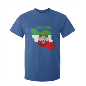 Freedom Iran T Shirt For Kid Patriotic Persian Lion Resistance Movement Gift TS12 Royal Blue Print Your Wear