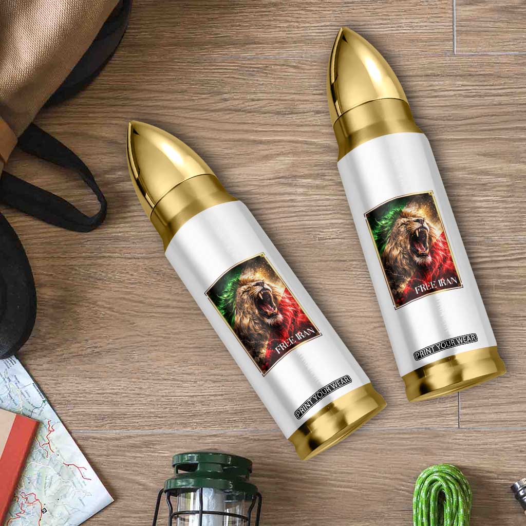 Free Iran Lion Bullet Tumbler Freedom Resistance Solidarity Movement Gift TS12 Print Your Wear