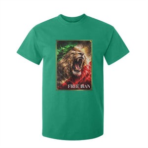 Free Iran Lion T Shirt For Kid Freedom Resistance Solidarity Movement Gift TS12 Irish Green Print Your Wear