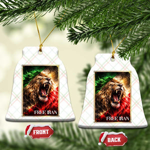 Free Iran Lion Ceramic Ornament Freedom Resistance Solidarity Movement Gift TS12 Print Your Wear