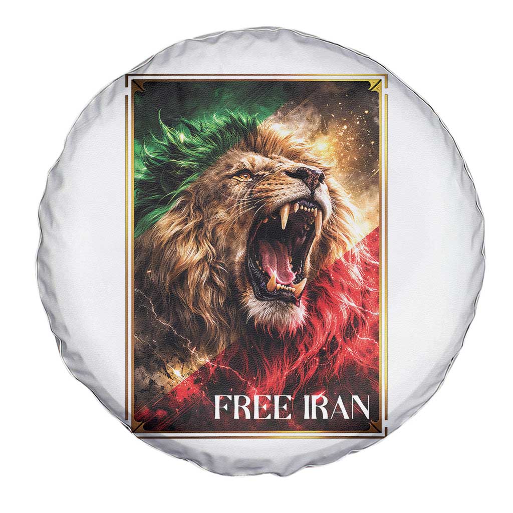 Free Iran Lion Spare Tire Cover Freedom Resistance Solidarity Movement Gift TS12 Print Your Wear