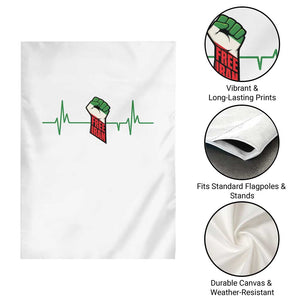 Free Iran Garden Flag Patriotic Heartbeat Flag Movement Gift TS12 Print Your Wear