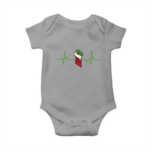Free Iran Baby Onesie Patriotic Heartbeat Flag Movement Gift TS12 Sport Gray Print Your Wear