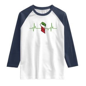 Free Iran Raglan Shirt Patriotic Heartbeat Flag Movement Gift TS12 White Navy Print Your Wear