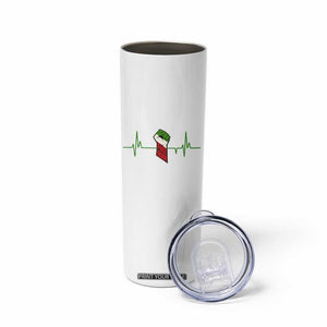 Free Iran Skinny Tumbler Patriotic Heartbeat Flag Movement Gift TS12 Print Your Wear