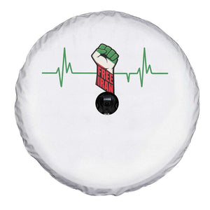 Free Iran Spare Tire Cover Patriotic Heartbeat Flag Movement Gift TS12 Print Your Wear