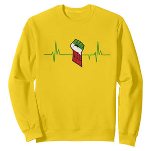 Free Iran Sweatshirt Patriotic Heartbeat Flag Movement Gift TS12 Daisy Print Your Wear