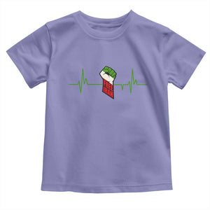 Free Iran Toddler T Shirt Patriotic Heartbeat Flag Movement Gift TS12 Violet Print Your Wear