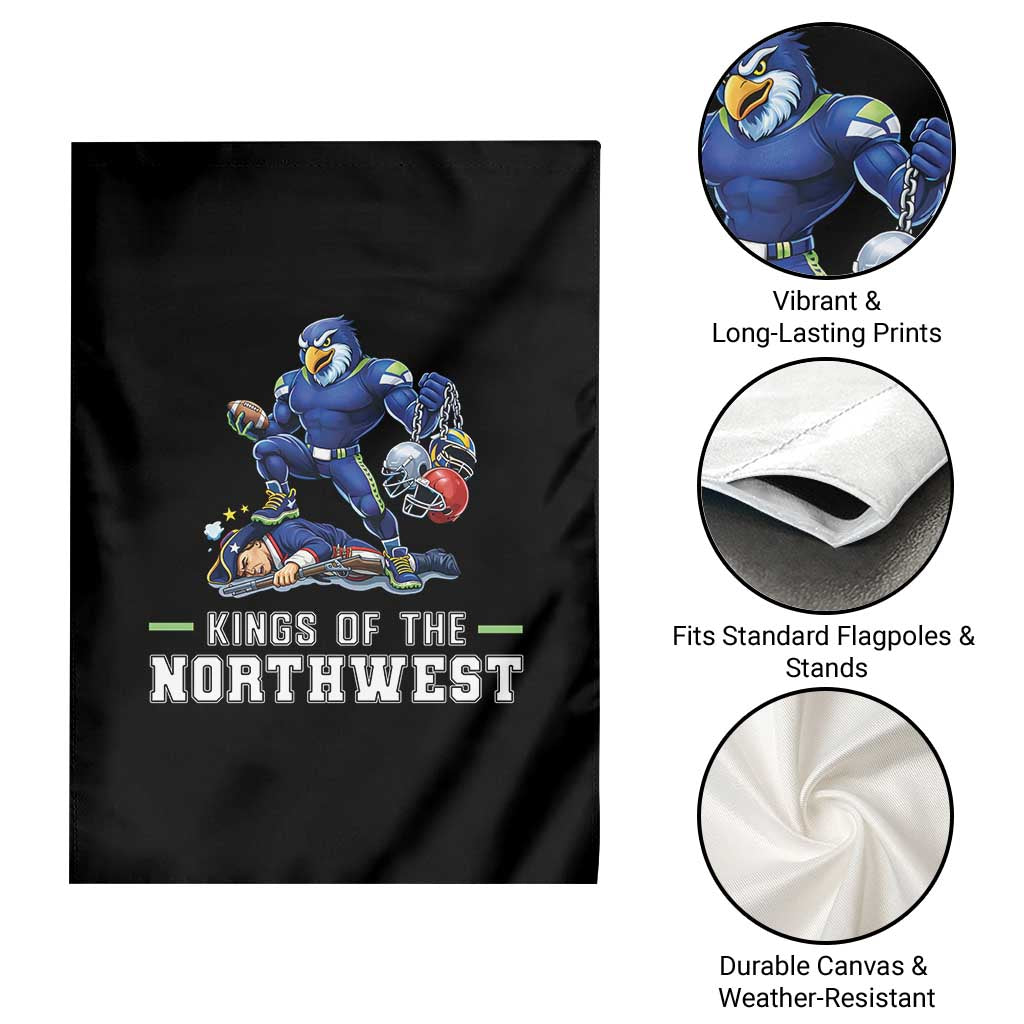 Kings Of The Northwest Garden Flag Funny Seattle Dominates New England TS12 Print Your Wear
