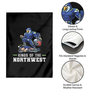 Kings Of The Northwest Garden Flag Funny Seattle Dominates New England TS12 Print Your Wear
