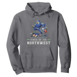 Kings Of The Northwest Hoodie Funny Seattle Dominates New England TS12 Charcoal Print Your Wear