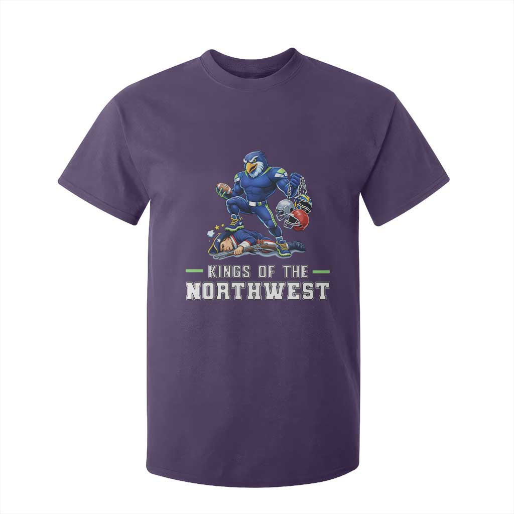 Kings Of The Northwest T Shirt For Kid Funny Seattle Dominates New England TS12 Purple Print Your Wear