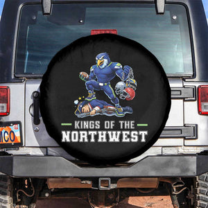 Kings Of The Northwest Spare Tire Cover Funny Seattle Dominates New England TS12 No hole Black Print Your Wear
