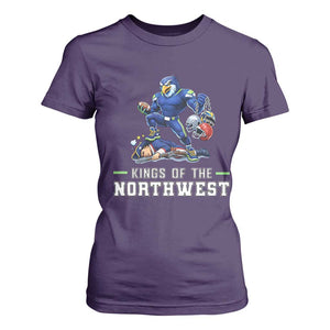 Kings Of The Northwest T Shirt For Women Funny Seattle Dominates New England TS12 Purple Print Your Wear