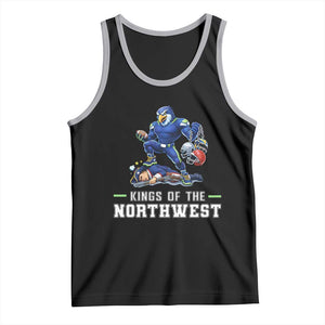 Kings Of The Northwest Tank Top Funny Seattle Dominates New England TS12 Black Athletic Heather Print Your Wear