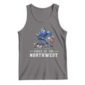 Kings Of The Northwest Tank Top Funny Seattle Dominates New England TS12 Deep Heather Print Your Wear