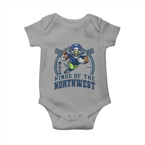 Kings Of The Northwest Baby Onesie 12s Fan Pride TS12 Sport Gray Print Your Wear