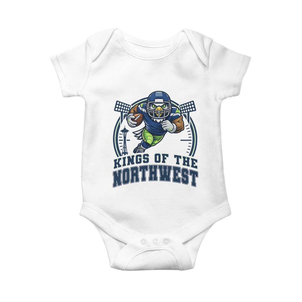 Kings Of The Northwest Baby Onesie 12s Fan Pride TS12 White Print Your Wear