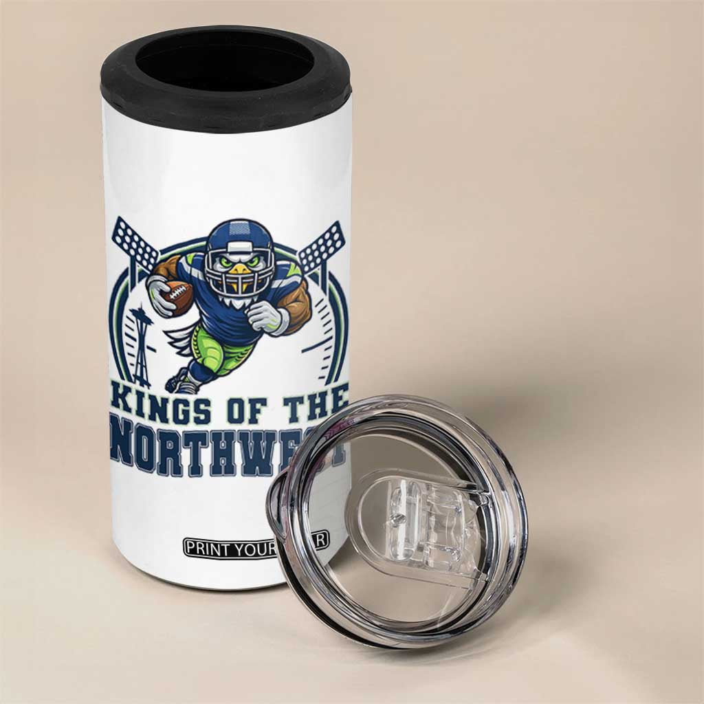 Kings Of The Northwest 4 in 1 Can Cooler Tumbler 12s Fan Pride TS12 Print Your Wear